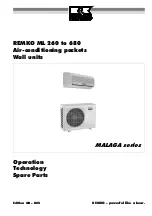 REMKO MALAGA Series ML 260 Operation Technology Spare List preview