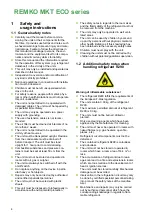 Предварительный просмотр 4 страницы REMKO MKT 255 ECO S-Line Operating And Installation Instructions