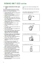 Предварительный просмотр 6 страницы REMKO MKT 255 ECO S-Line Operating And Installation Instructions