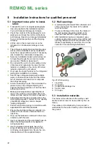 Preview for 22 page of REMKO ML 265 DC Operating And Installation Instructions