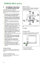 Предварительный просмотр 20 страницы REMKO MVW 222 Operating And Installation Instructions