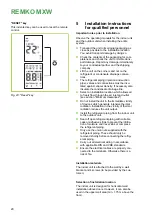 Preview for 20 page of REMKO MXW 202 Assembly And Operating Instructions Manual