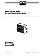 Предварительный просмотр 1 страницы REMKO PWW 4000 Operating Instructions Manual