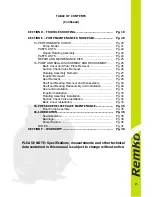 Предварительный просмотр 3 страницы REMKO RT 080 Operator'S Manual