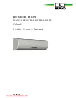 REMKO RXW 261 User Manual preview