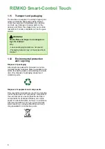 Preview for 6 page of REMKO Smart-Control Touch Operating Manual