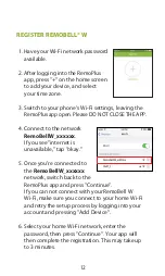 Preview for 12 page of Remo+ RemoBell W Quick Start Manual