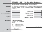 Preview for 2 page of Remos G-3 /600 Pilot Operating Handbook