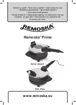 REMOSKA Prima P31 Instructions For Use Manual preview