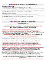 Preview for 8 page of Remote Control Systems PROFESSIONAL ESC's Series Instructions Manual