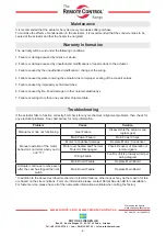 Preview for 4 page of Remote Control RCEL005X Instructions