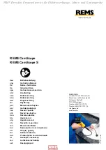 Preview for 1 page of REMS CamScope Instruction Manual