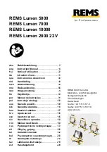 REMS Lumen 10000 Instruction Manual preview