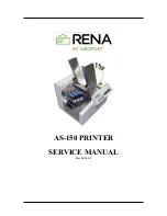 Предварительный просмотр 1 страницы Rena AS-150 Service Manual