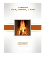 Renaissance Fireplaces RUMFORD 1000 Manual preview