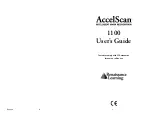 Renaissance Learning AccelScan 1100 User Manual preview