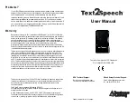 Renaissance Learning Text2Speech User Manual preview