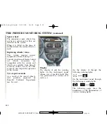 Предварительный просмотр 71 страницы Renault 2000 Megane Driver'S Handbook Manual