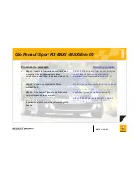 Preview for 11 page of Renault 2008 Clio Sport MAXI Evo 09 Manual