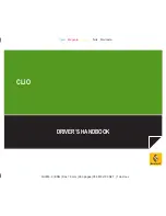 Предварительный просмотр 1 страницы Renault 2009 CLIO Handbook