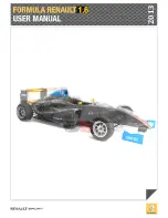 Предварительный просмотр 1 страницы Renault 2013 Formula 1.6 User Manual