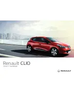 Предварительный просмотр 1 страницы Renault 2016 CLIO Handbook