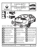 Renault 77 11 423 536 Installation Instructions Manual предпросмотр