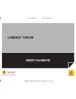 Renault Carminat TomTom Driver'S Handbook Manual preview