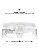 Предварительный просмотр 62 страницы Renault clio 2001 Owner'S Manual