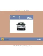 Renault Clio 2007 Owner'S Manual preview