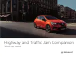 Renault Highway and Traffic Jam Companion Vehicle User Manual предпросмотр