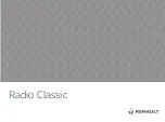 Предварительный просмотр 1 страницы Renault Radio Classic Manual