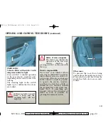 Предварительный просмотр 21 страницы Renault Vel Satis Driver'S Handbook Manual