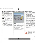 Предварительный просмотр 107 страницы Renault Vel Satis Driver'S Handbook Manual