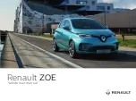 Предварительный просмотр 1 страницы Renault ZOE 2020 Vehicle User Manual