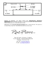 Предварительный просмотр 3 страницы Rene Pierre TAHITI Assembly Instructions