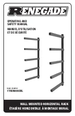 Renegade 1TREN008OBL Operating And Safety Manual preview