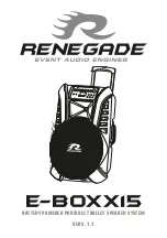 Preview for 1 page of Renegade E-BOXX15 Owner'S Manual