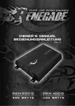 Предварительный просмотр 1 страницы Renegade REN 1100 S User Manual