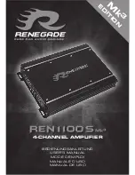 Renegade ren 1100s mk3 User Manual предпросмотр