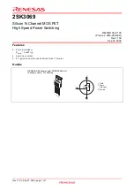 Предварительный просмотр 1 страницы Renesas 2SK3069 Datasheet