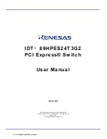 Renesas 89HPES24T3G2ZBAL User Manual preview