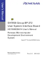 Preview for 3 page of Renesas BP-272 User Manual