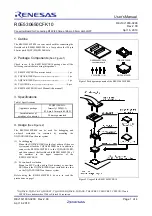 Предварительный просмотр 1 страницы Renesas Converter Board R0E530650CFK10 User Manual