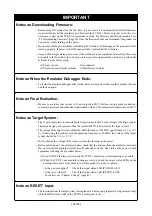 Preview for 12 page of Renesas Emulation Pod for M16C/80 Group MCUs M30803T-RPD-E User Manual