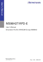 Предварительный просмотр 3 страницы Renesas Emulation Pod M306H2T-RPD-E User Manual