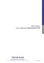 Предварительный просмотр 166 страницы Renesas Emulator System E8 User Manual