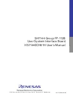 Предварительный просмотр 32 страницы Renesas FP-112B User Manual