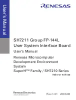 Предварительный просмотр 3 страницы Renesas FP-144L User Manual