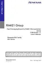 Renesas FPB-RA4E1 User Manual предпросмотр